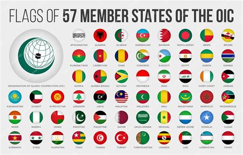 Member states of the Organisation of Islamic Cooperation.